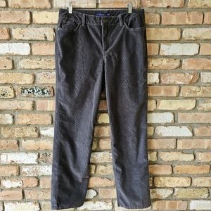 Bandolino "Mandie" Dark Gray Micro Corduroy Pants